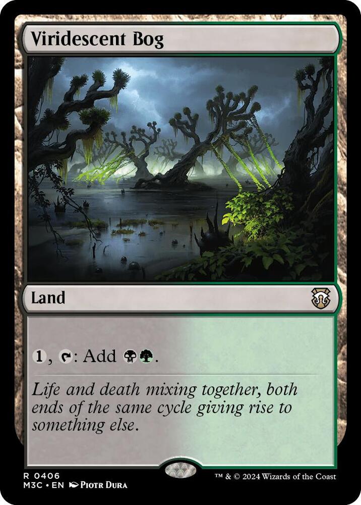 Viridescent Bog (Ripple Foil) [Commander: Modern Horizons 3] 406