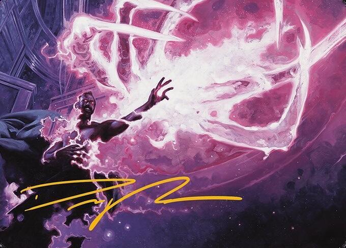 Flare of Malice Art Card (Gold-Stamped Signature) [Art Series: Modern Horizons 3] 3