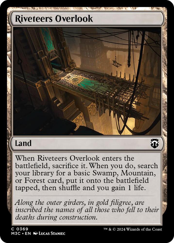 Riveteers Overlook (Ripple Foil) [Commander: Modern Horizons 3] 369