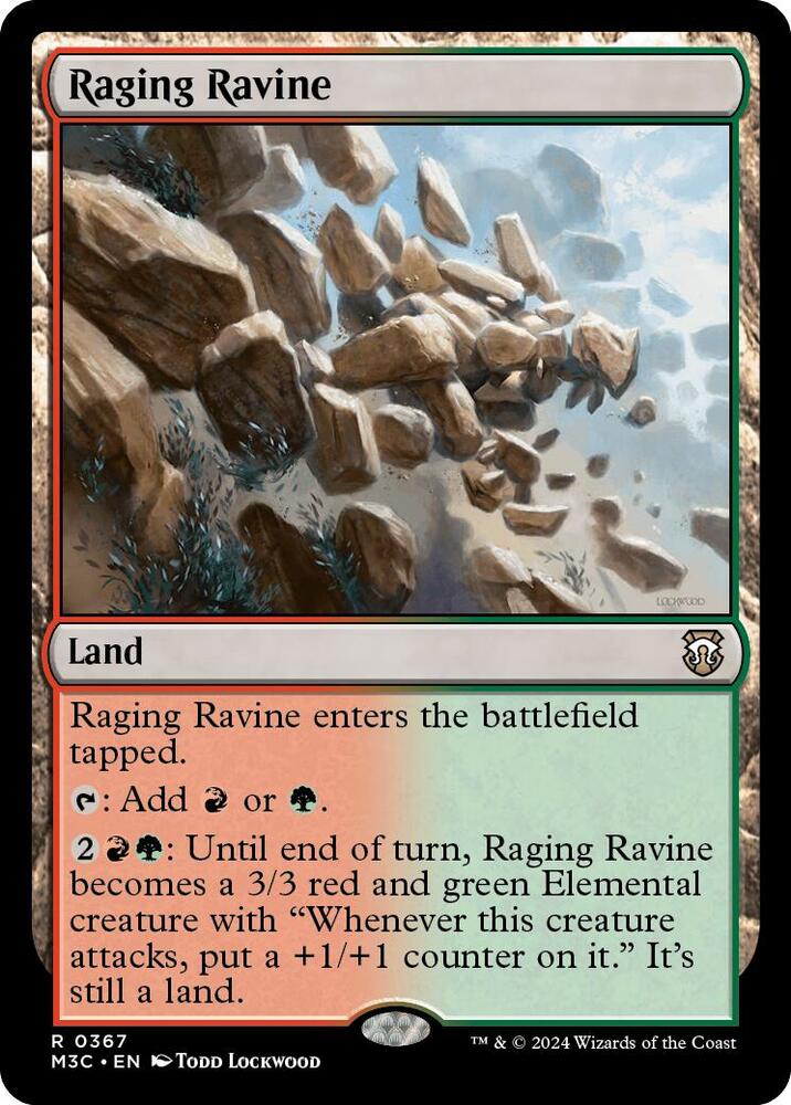Raging Ravine (Ripple Foil) [Commander: Modern Horizons 3] 367