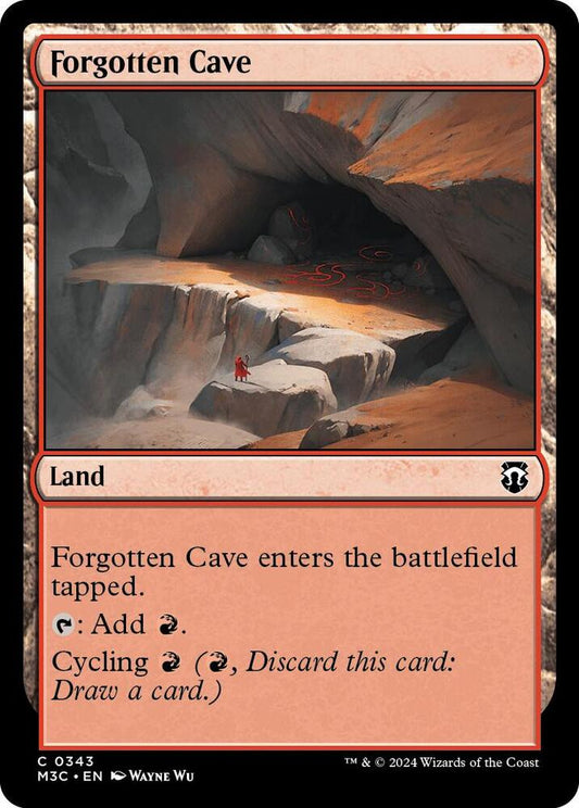 Forgotten Cave (Ripple Foil) [Commander: Modern Horizons 3] 343
