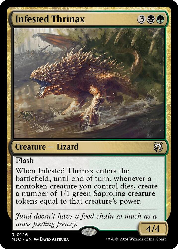 Infested Thrinax [Commander: Modern Horizons 3] 126