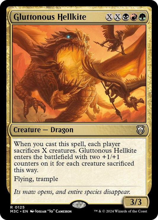 Gluttonous Hellkite [Commander: Modern Horizons 3] 125
