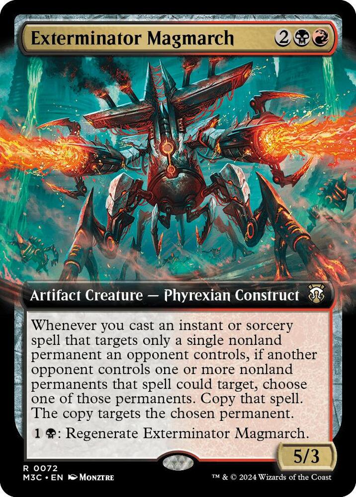 Exterminator Magmarch (Extended Art) (Ripple Foil) [Commander: Modern Horizons 3] 72