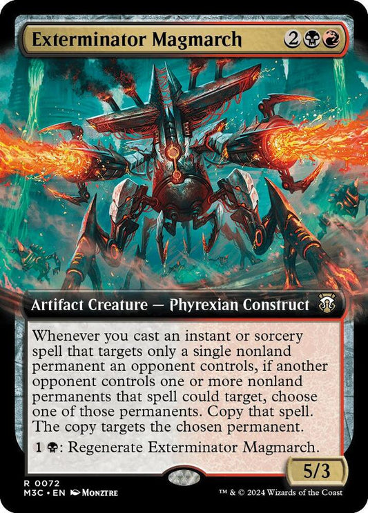 Exterminator Magmarch (Extended Art) (Ripple Foil) [Commander: Modern Horizons 3] 72
