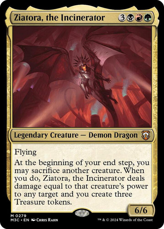 Ziatora, the Incinerator (Ripple Foil) [Commander: Modern Horizons 3] 279