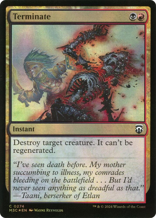 Terminate (Ripple Foil) [Commander: Modern Horizons 3] 274