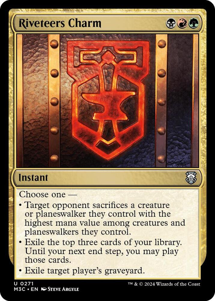 Riveteers Charm (Ripple Foil) [Commander: Modern Horizons 3] 271