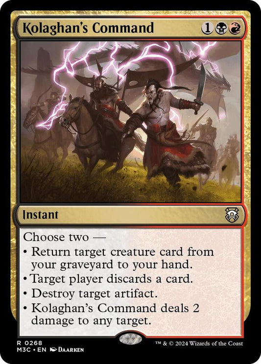 Kolaghan's Command (Ripple Foil) [Commander: Modern Horizons 3] 268