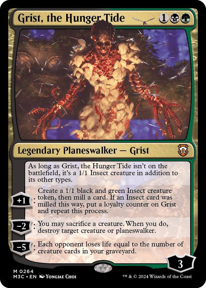 Grist, the Hunger Tide (Ripple Foil) [Commander: Modern Horizons 3] 264
