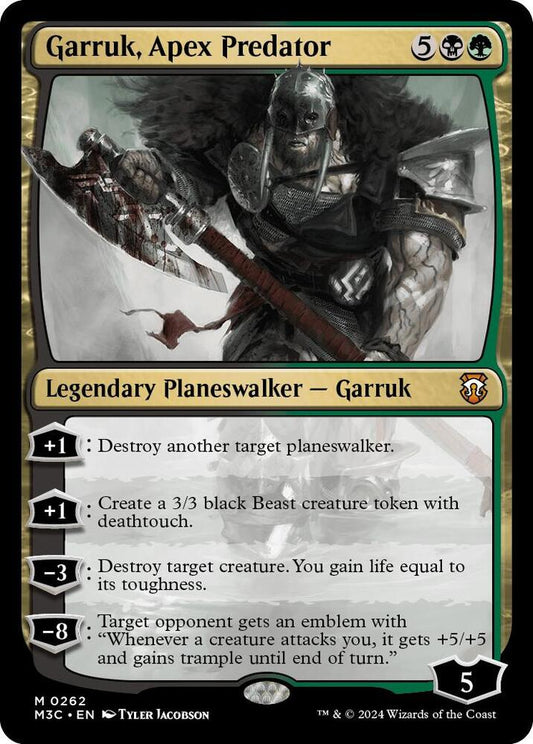 Garruk, Apex Predator (Ripple Foil) [Commander: Modern Horizons 3] 262