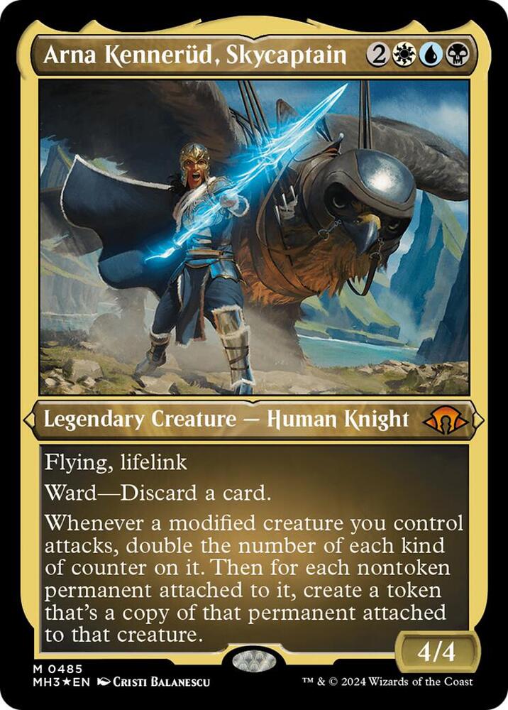 Arna Kennerud, Skycaptain (Foil Etched) [Modern Horizons 3] 485
