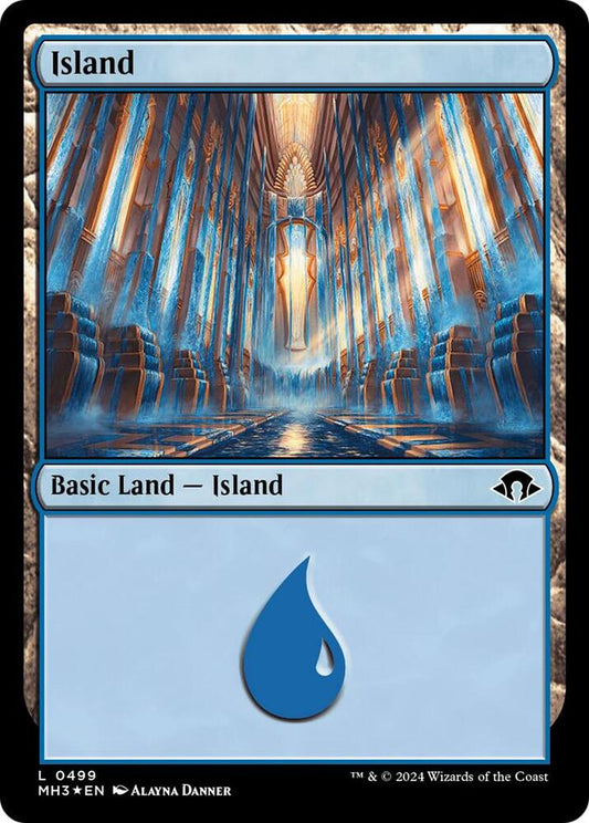 Island (0499) (Ripple Foil) [Modern Horizons 3] 499