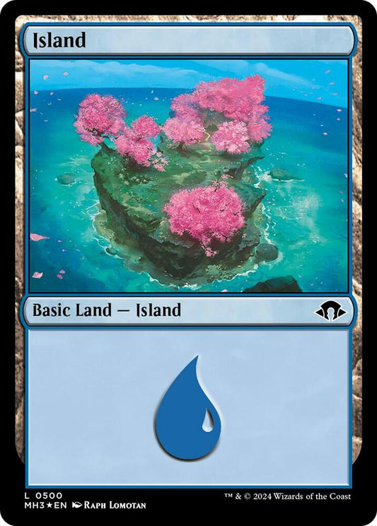 Island (0500) (Ripple Foil) [Modern Horizons 3] 500