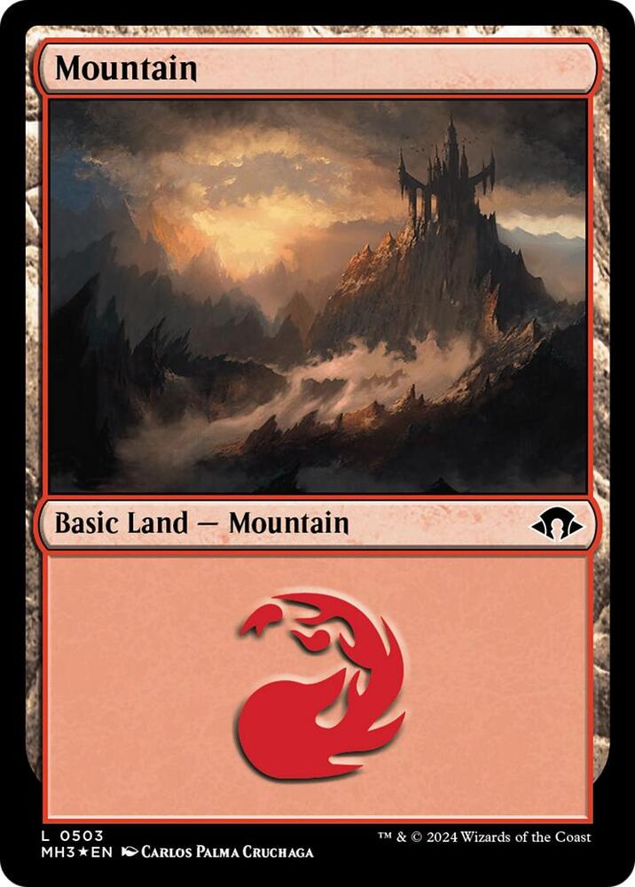 Mountain (0503) (Ripple Foil) [Modern Horizons 3] 503