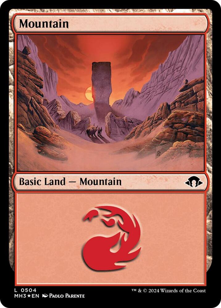 Mountain (0504) (Ripple Foil) [Modern Horizons 3] 504