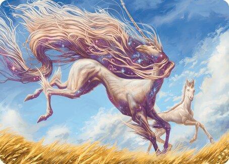 Nyxborn Unicorn Art Card [Art Series: Modern Horizons 3] 1