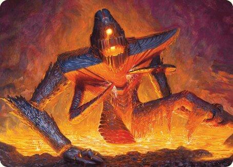 Molten Gatekeeper Art Card [Art Series: Modern Horizons 3] 5