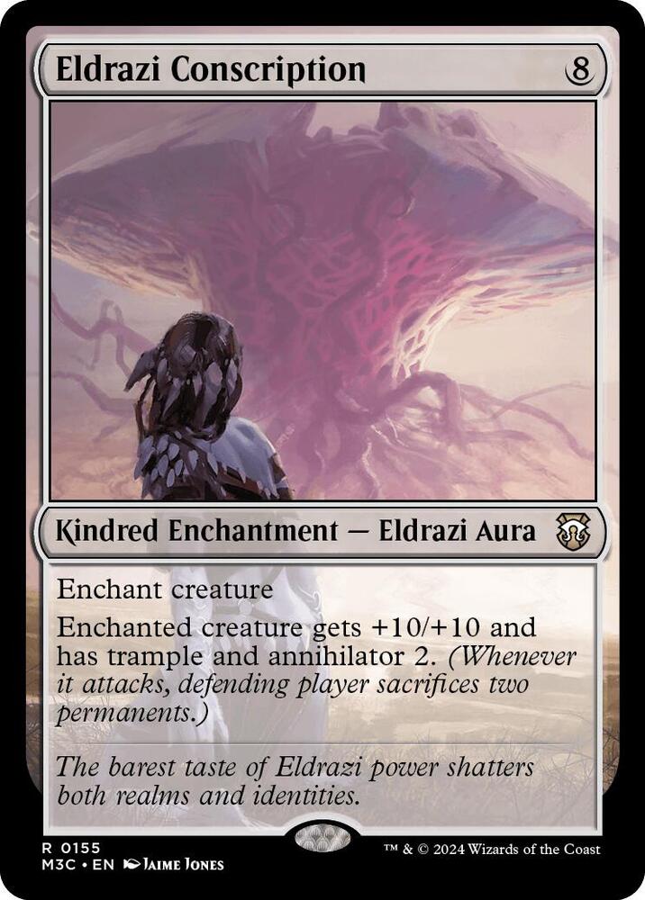 Eldrazi Conscription (Ripple Foil) [Commander: Modern Horizons 3] 155