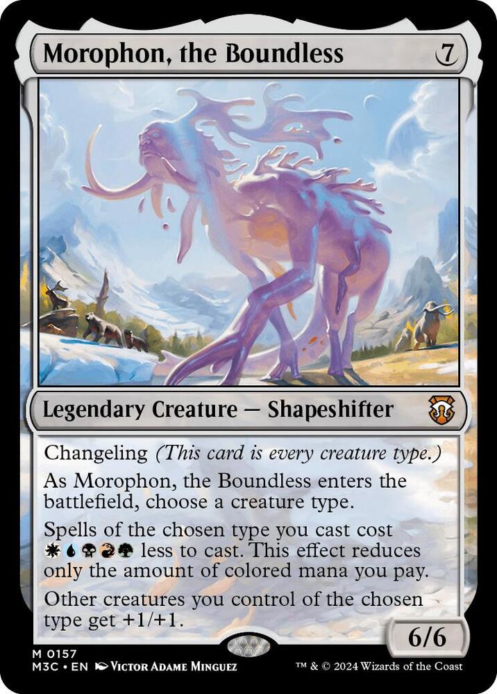 Morophon, the Boundless (Ripple Foil) [Commander: Modern Horizons 3] 157