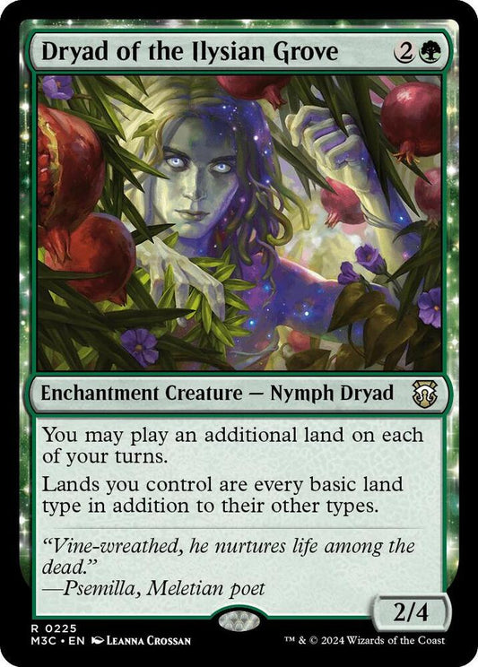 Dryad of the Ilysian Grove (Ripple Foil) [Commander: Modern Horizons 3] 225