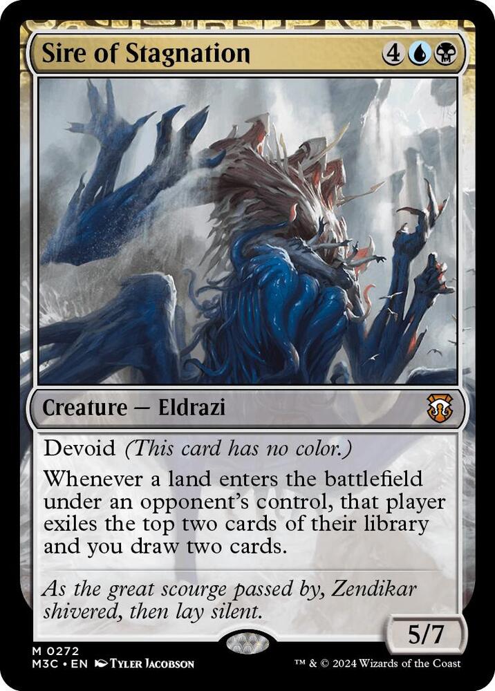 Sire of Stagnation (Ripple Foil) [Commander: Modern Horizons 3] 272