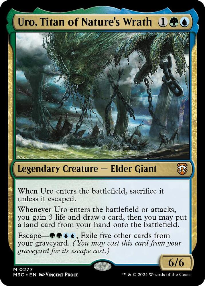 Uro, Titan of Nature's Wrath (Ripple Foil) [Commander: Modern Horizons 3] 277