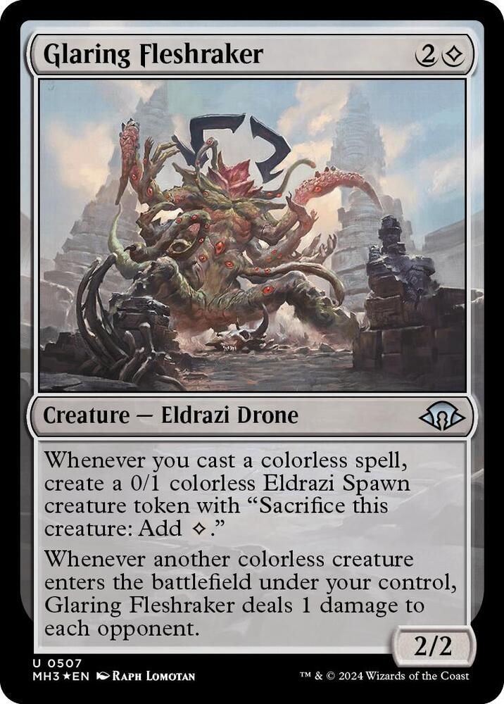 Glaring Fleshraker (Ripple Foil) [Modern Horizons 3] 507
