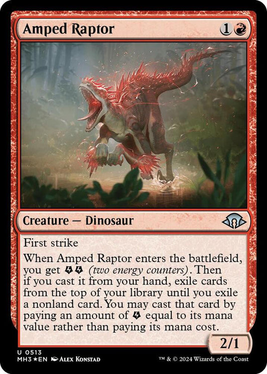 Amped Raptor (Ripple Foil) [Modern Horizons 3] 513