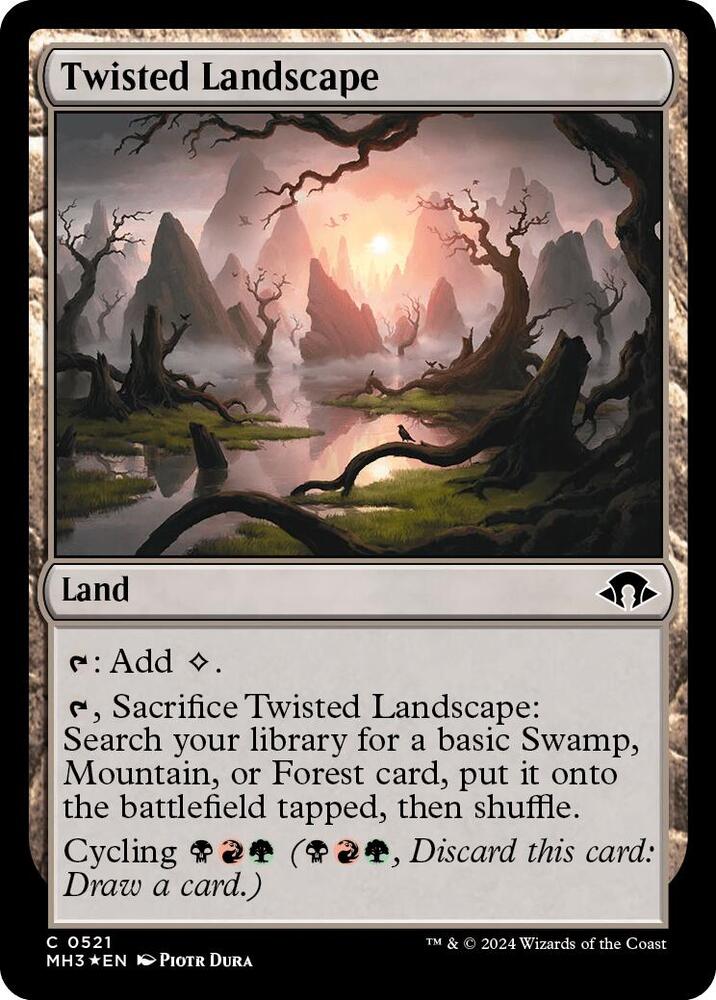 Twisted Landscape (Ripple Foil) [Modern Horizons 3] 521