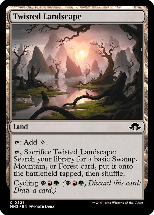 Twisted Landscape (Ripple Foil) [Modern Horizons 3] 521