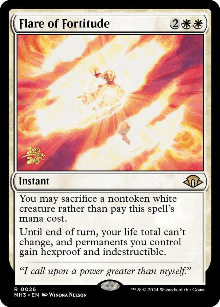 Flare of Fortitude [Prerelease Cards] 26