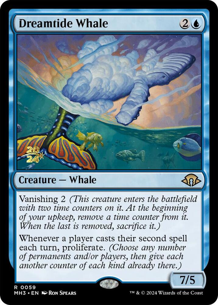 Dreamtide Whale [Prerelease Cards] 59