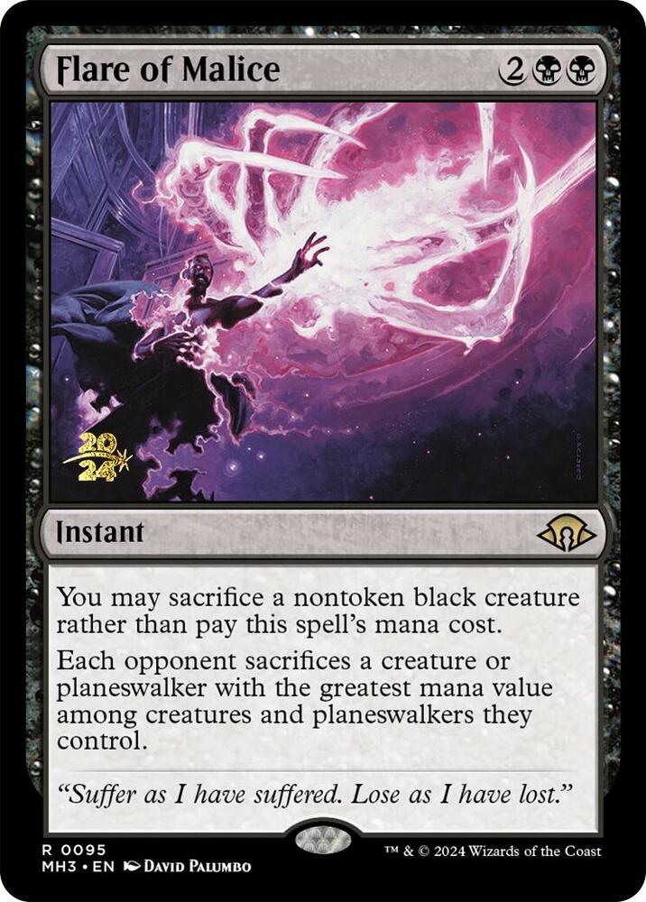 Flare of Malice [Prerelease Cards] 95