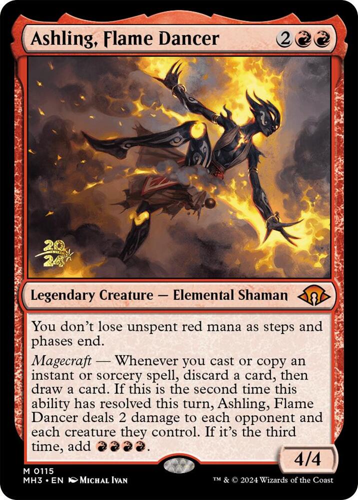 Ashling, Flame Dancer [Prerelease Cards] 115