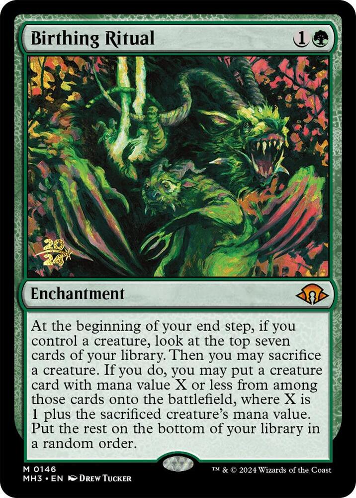 Birthing Ritual [Prerelease Cards] 146