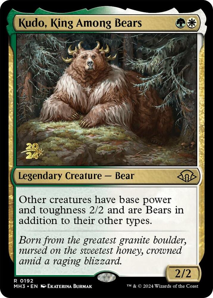 Kudo, King Among Bears [Prerelease Cards] 192