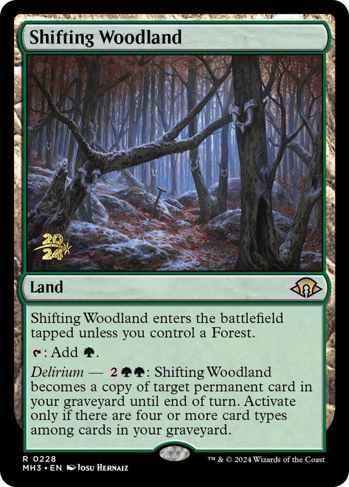 Shifting Woodland [Prerelease Cards] 228