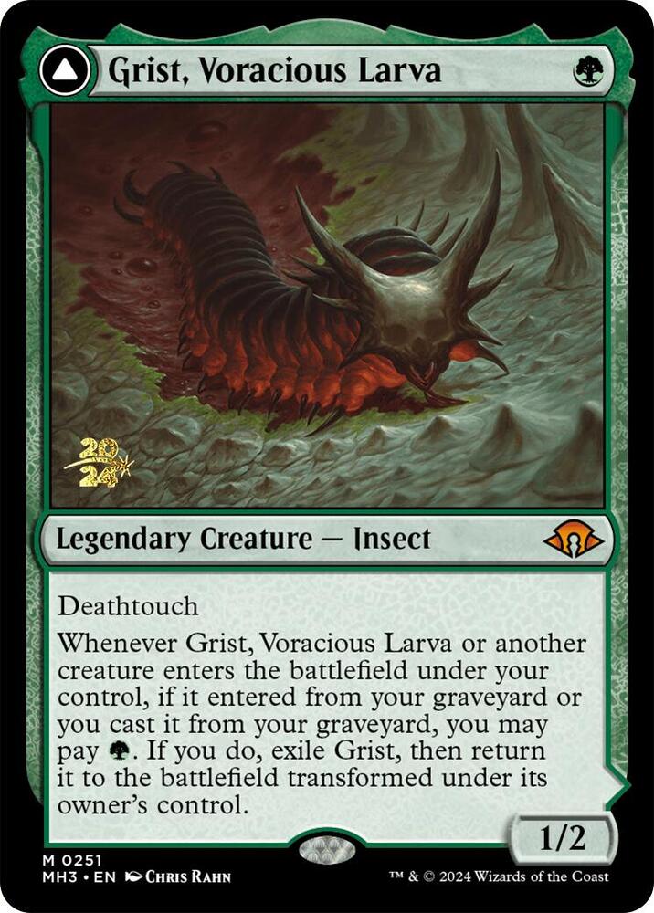 Grist, Voracious Larva [Prerelease Cards] 251
