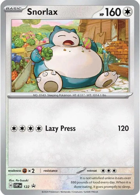 Snorlax - 122 [SV: Scarlet & Violet Promo Cards] 122