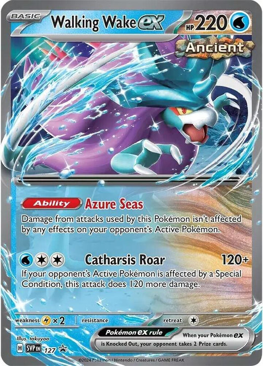 Walking Wake ex - 127 [SV: Scarlet & Violet Promo Cards] 127