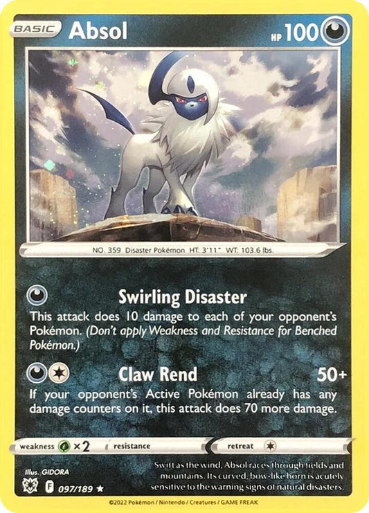 Absol - 097/189 (Cosmos Holo) [Miscellaneous Cards & Products] 097/189