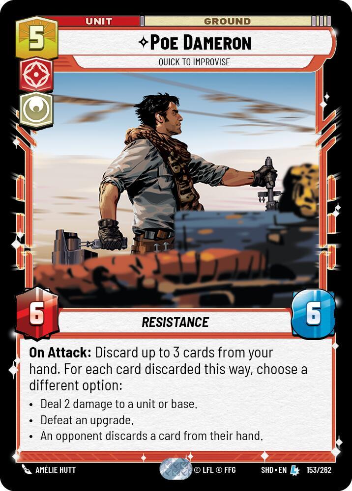 Poe Dameron - Quick to Improvise [Shadows of the Galaxy] 153/262