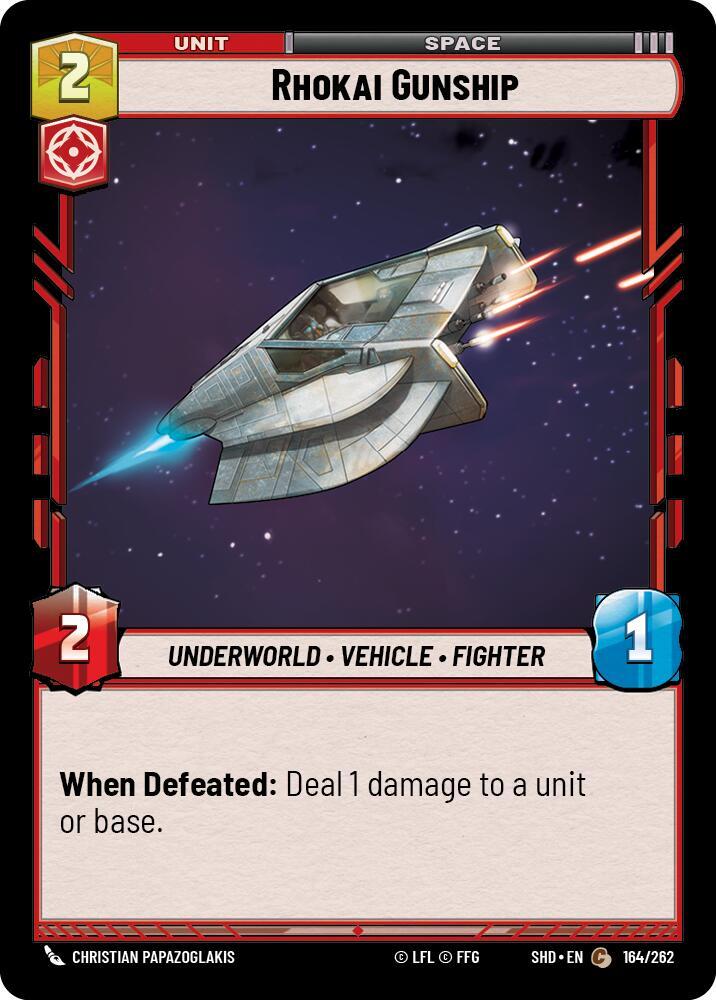 Rhokai Gunship [Shadows of the Galaxy] 164/262