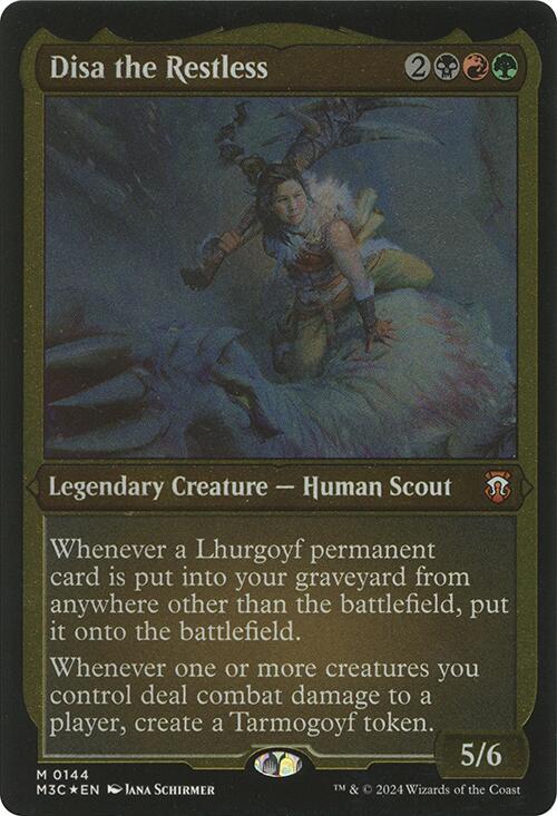 Disa the Restless (Display Commander) - Thick Stock [Commander: Modern Horizons 3] 144