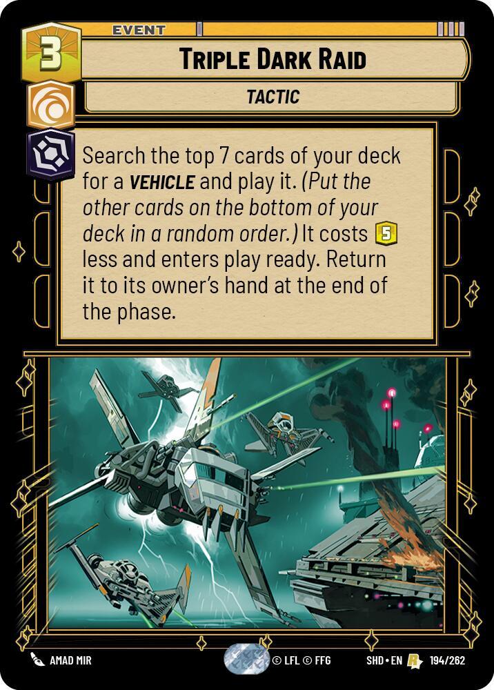 Triple Dark Raid [Shadows of the Galaxy] 194/262