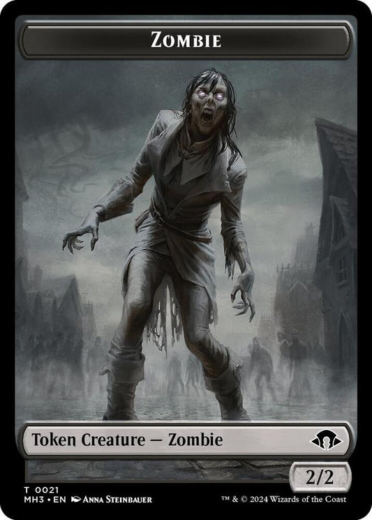 Zombie // Insect (0027) Double-Sided Token [Modern Horizons 3] 21 // 27