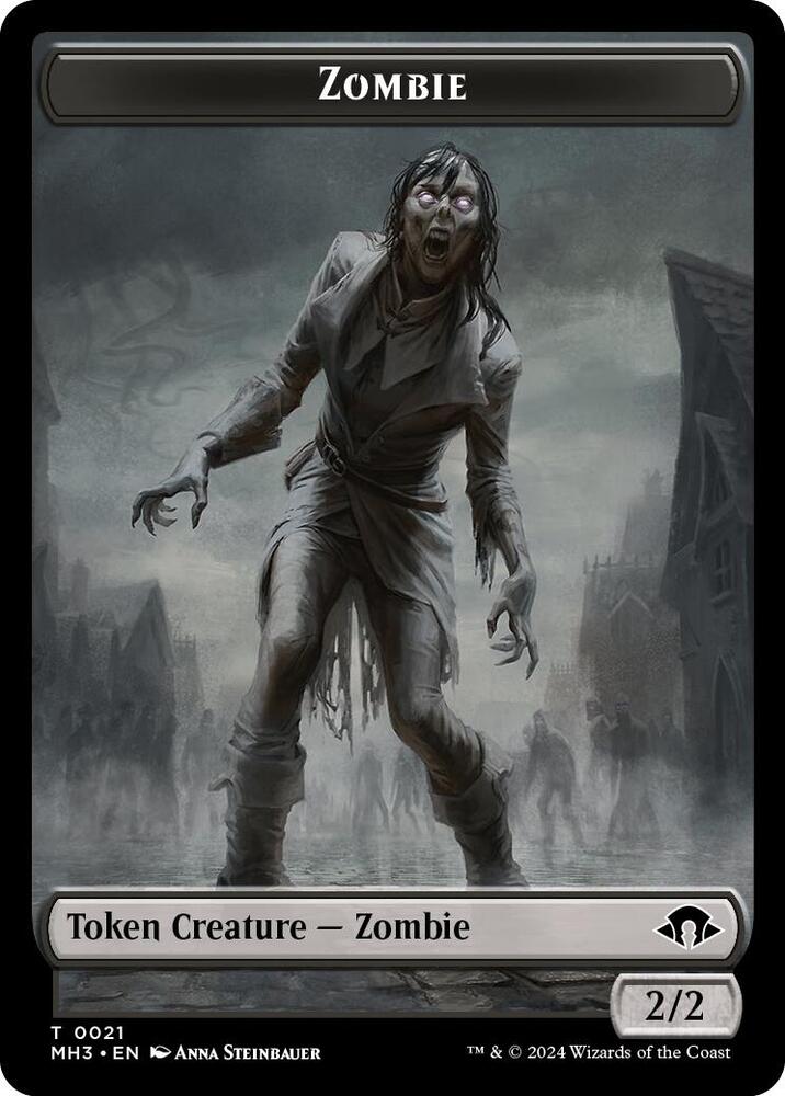 Zombie // Plant Double-Sided Token [Modern Horizons 3] 21 // 26