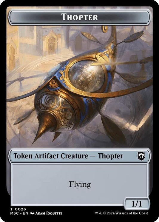 Thopter // Copy Double-Sided Token [Commander: Modern Horizons 3] 26 // 1