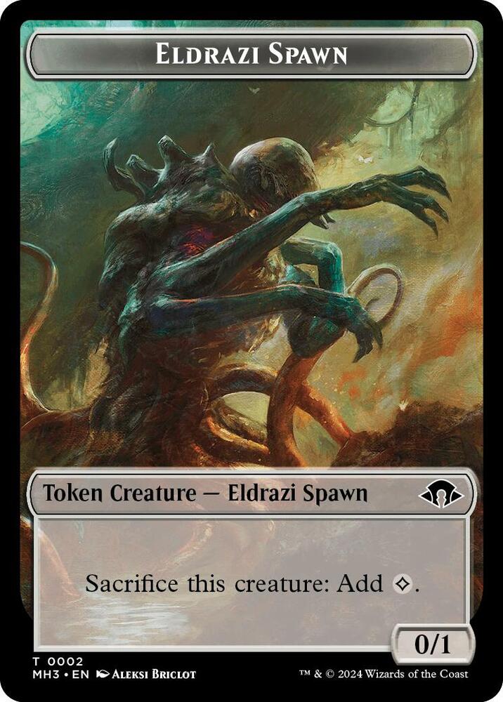 Eldrazi Spawn // Rat Double-Sided Token [Modern Horizons 3] 2 // 19